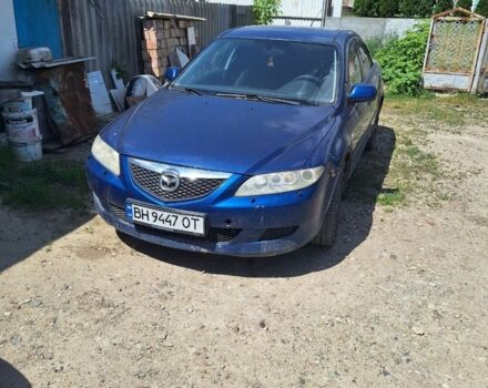 Синий Мазда 6, объемом двигателя 2.3 л и пробегом 400 тыс. км за 1500 $, фото 1 на Automoto.ua