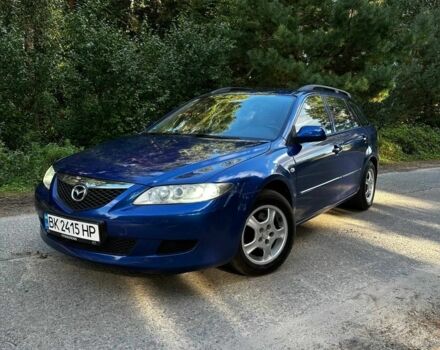 Синий Мазда 6, объемом двигателя 2 л и пробегом 315 тыс. км за 3649 $, фото 1 на Automoto.ua