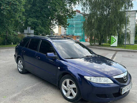 Синий Мазда 6, объемом двигателя 2 л и пробегом 240 тыс. км за 3500 $, фото 1 на Automoto.ua