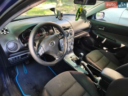 Синий Мазда 6, объемом двигателя 2.5 л и пробегом 270 тыс. км за 3800 $, фото 1 на Automoto.ua