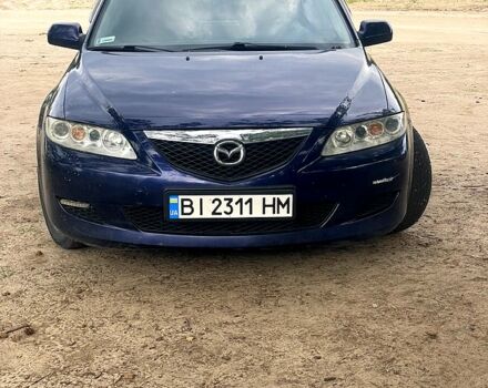 Синий Мазда 6, объемом двигателя 2 л и пробегом 311 тыс. км за 3500 $, фото 1 на Automoto.ua