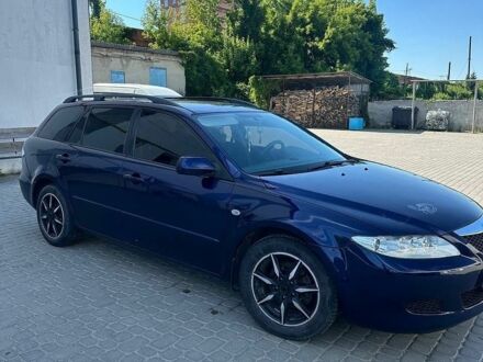Синій Мазда 6, об'ємом двигуна 2 л та пробігом 240 тис. км за 3500 $, фото 1 на Automoto.ua