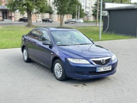 Синий Мазда 6, объемом двигателя 2 л и пробегом 317 тыс. км за 1807 $, фото 1 на Automoto.ua