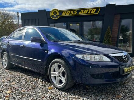 Синий Мазда 6, объемом двигателя 1.8 л и пробегом 199 тыс. км за 4400 $, фото 1 на Automoto.ua