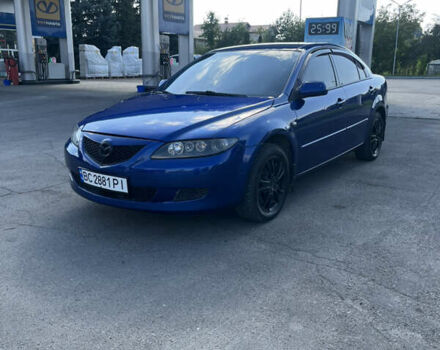 Синий Мазда 6, объемом двигателя 2 л и пробегом 331 тыс. км за 3800 $, фото 1 на Automoto.ua