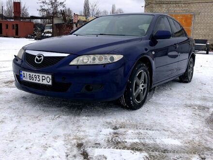 Синий Мазда 6, объемом двигателя 2 л и пробегом 470 тыс. км за 3000 $, фото 1 на Automoto.ua