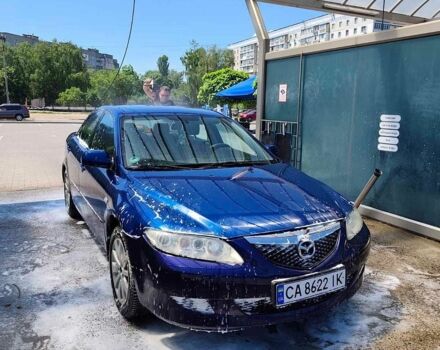 Синий Мазда 6, объемом двигателя 2.26 л и пробегом 270 тыс. км за 2500 $, фото 1 на Automoto.ua