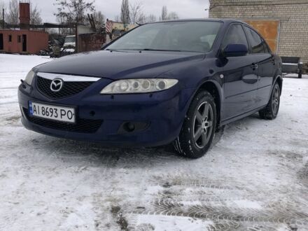 Синий Мазда 6, объемом двигателя 2 л и пробегом 480 тыс. км за 2950 $, фото 1 на Automoto.ua