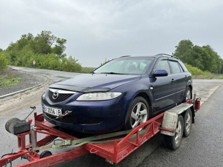 Синій Мазда 6, об'ємом двигуна 2 л та пробігом 250 тис. км за 2350 $, фото 1 на Automoto.ua