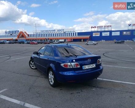 Синий Мазда 6, объемом двигателя 2 л и пробегом 275 тыс. км за 3500 $, фото 1 на Automoto.ua