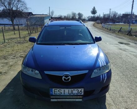 Синий Мазда 6, объемом двигателя 2 л и пробегом 348 тыс. км за 1600 $, фото 1 на Automoto.ua