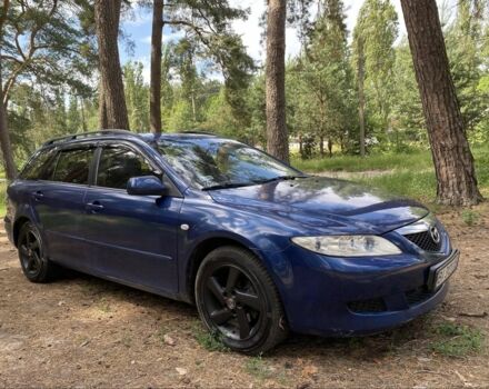 Синий Мазда 6, объемом двигателя 2 л и пробегом 285 тыс. км за 2950 $, фото 1 на Automoto.ua