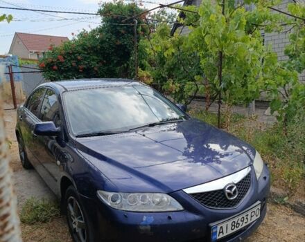 Синий Мазда 6, объемом двигателя 2 л и пробегом 450 тыс. км за 2700 $, фото 1 на Automoto.ua