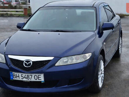 Синий Мазда 6, объемом двигателя 1.8 л и пробегом 189 тыс. км за 3000 $, фото 1 на Automoto.ua