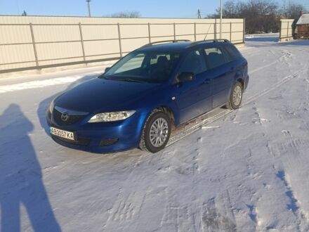 Синий Мазда 6, объемом двигателя 1.8 л и пробегом 360 тыс. км за 2200 $, фото 1 на Automoto.ua