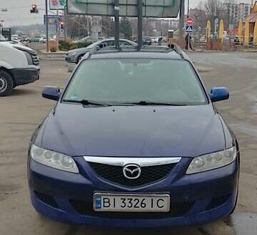 Синий Мазда 6, объемом двигателя 2 л и пробегом 300 тыс. км за 3900 $, фото 1 на Automoto.ua