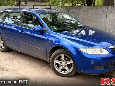 Синий Мазда 6, объемом двигателя 2 л и пробегом 210 тыс. км за 3200 $, фото 1 на Automoto.ua