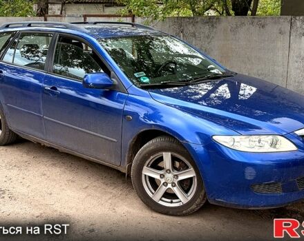Синий Мазда 6, объемом двигателя 2 л и пробегом 210 тыс. км за 3200 $, фото 1 на Automoto.ua