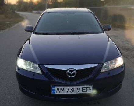 Синий Мазда 6, объемом двигателя 2 л и пробегом 311 тыс. км за 5000 $, фото 1 на Automoto.ua