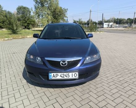 Синий Мазда 6, объемом двигателя 1.8 л и пробегом 220 тыс. км за 3799 $, фото 1 на Automoto.ua