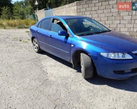 Синий Мазда 6, объемом двигателя 2 л и пробегом 257 тыс. км за 3300 $, фото 1 на Automoto.ua