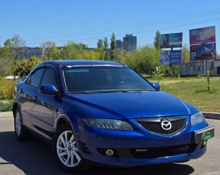 Синий Мазда 6, объемом двигателя 2 л и пробегом 308 тыс. км за 4750 $, фото 1 на Automoto.ua