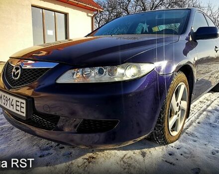 Синий Мазда 6, объемом двигателя 2 л и пробегом 270 тыс. км за 4200 $, фото 1 на Automoto.ua