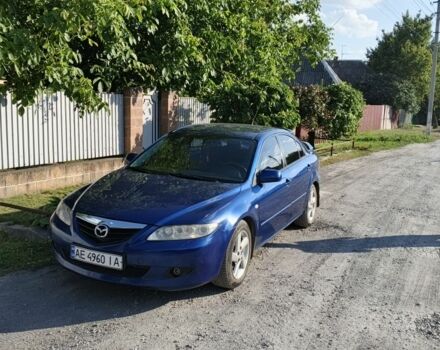 Синий Мазда 6, объемом двигателя 2 л и пробегом 167 тыс. км за 3800 $, фото 1 на Automoto.ua