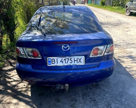 Синий Мазда 6, объемом двигателя 2 л и пробегом 130 тыс. км за 4300 $, фото 1 на Automoto.ua