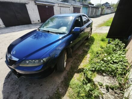 Синий Мазда 6, объемом двигателя 2 л и пробегом 270 тыс. км за 4500 $, фото 1 на Automoto.ua