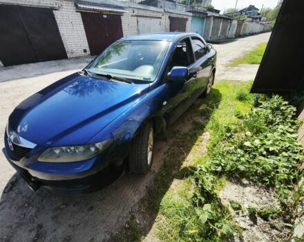 Синий Мазда 6, объемом двигателя 2 л и пробегом 270 тыс. км за 4500 $, фото 1 на Automoto.ua