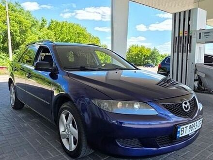 Синій Мазда 6, об'ємом двигуна 2 л та пробігом 341 тис. км за 3600 $, фото 1 на Automoto.ua