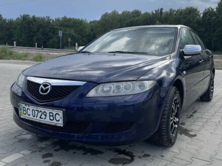 Синий Мазда 6, объемом двигателя 2 л и пробегом 376 тыс. км за 3100 $, фото 1 на Automoto.ua
