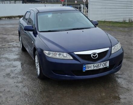 Синий Мазда 6, объемом двигателя 1.8 л и пробегом 189 тыс. км за 3000 $, фото 1 на Automoto.ua