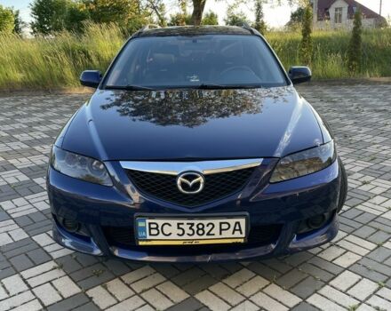 Синий Мазда 6, объемом двигателя 2 л и пробегом 350 тыс. км за 4200 $, фото 1 на Automoto.ua