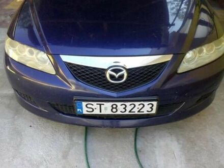 Синий Мазда 6, объемом двигателя 2 л и пробегом 250 тыс. км за 4200 $, фото 1 на Automoto.ua