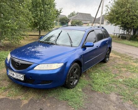 Синій Мазда 6, об'ємом двигуна 2 л та пробігом 283 тис. км за 1400 $, фото 1 на Automoto.ua
