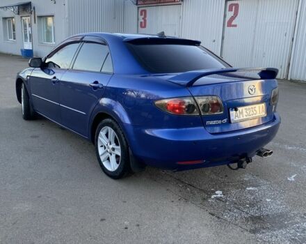 Синий Мазда 6, объемом двигателя 2 л и пробегом 208 тыс. км за 3400 $, фото 1 на Automoto.ua