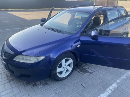 Синий Мазда 6, объемом двигателя 2 л и пробегом 273 тыс. км за 3600 $, фото 1 на Automoto.ua
