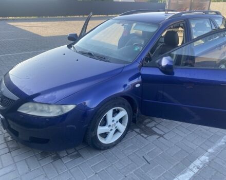 Синий Мазда 6, объемом двигателя 2 л и пробегом 273 тыс. км за 3600 $, фото 1 на Automoto.ua