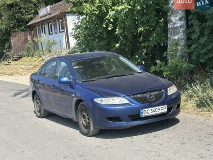 Синий Мазда 6, объемом двигателя 2 л и пробегом 345 тыс. км за 1399 $, фото 1 на Automoto.ua