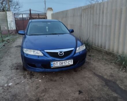 Синий Мазда 6, объемом двигателя 1.9 л и пробегом 200 тыс. км за 2300 $, фото 1 на Automoto.ua