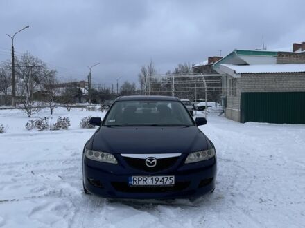 Синий Мазда 6, объемом двигателя 2 л и пробегом 370 тыс. км за 2600 $, фото 1 на Automoto.ua