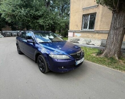 Синий Мазда 6, объемом двигателя 2 л и пробегом 300 тыс. км за 2100 $, фото 1 на Automoto.ua