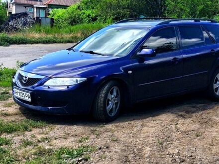 Синій Мазда 6, об'ємом двигуна 2 л та пробігом 230 тис. км за 3500 $, фото 1 на Automoto.ua