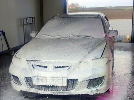 Синий Мазда 6, объемом двигателя 2 л и пробегом 300 тыс. км за 2300 $, фото 1 на Automoto.ua