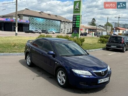 Синій Мазда 6, об'ємом двигуна 2 л та пробігом 320 тис. км за 2450 $, фото 1 на Automoto.ua
