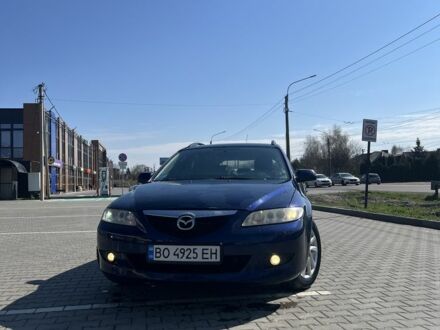 Синий Мазда 6, объемом двигателя 2 л и пробегом 417 тыс. км за 4050 $, фото 1 на Automoto.ua