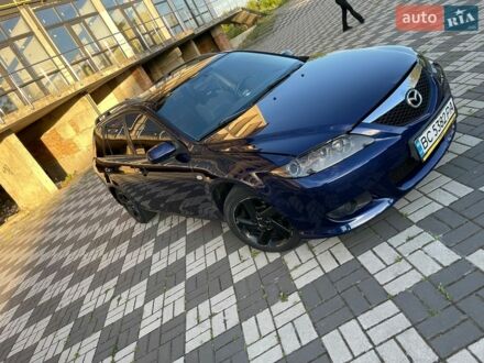 Синій Мазда 6, об'ємом двигуна 2 л та пробігом 350 тис. км за 4000 $, фото 1 на Automoto.ua