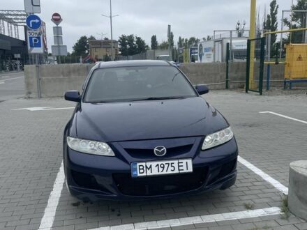 Синий Мазда 6, объемом двигателя 2 л и пробегом 325 тыс. км за 4548 $, фото 1 на Automoto.ua